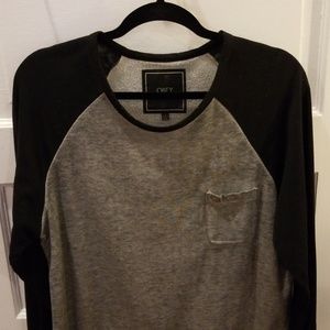 OBEY Baseball Style Sweater/ Heavy Long-Tee